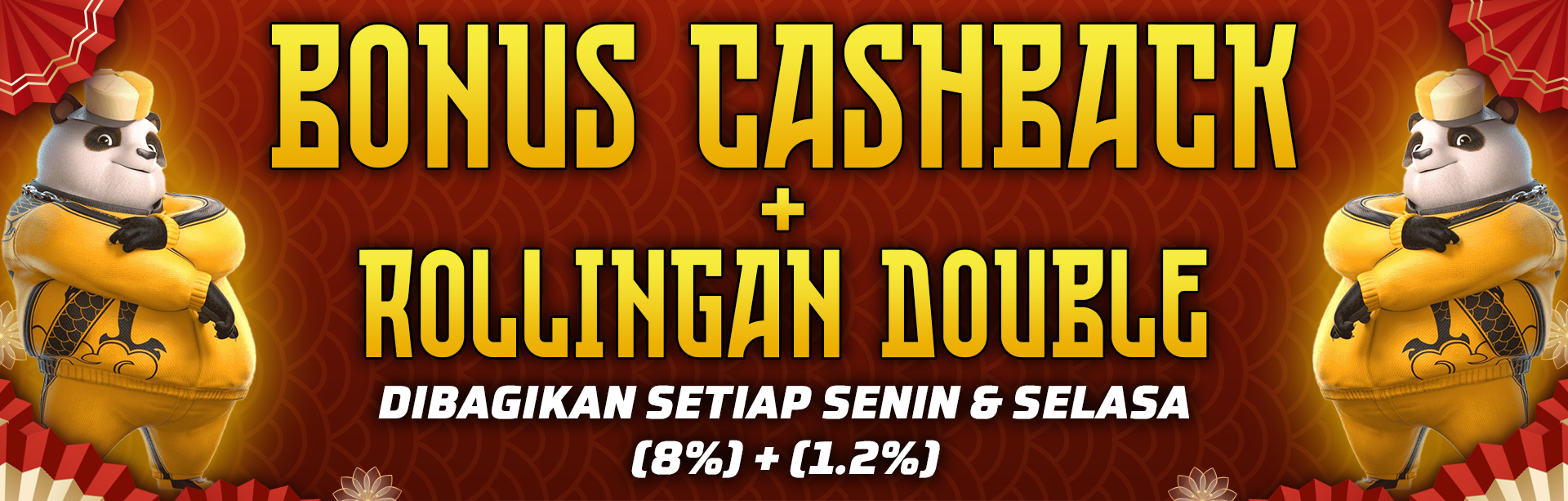 DOUBLE BONUS MINGGUAN +++